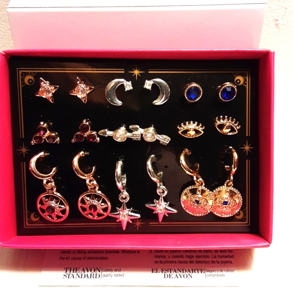 NWT- Avon Mystical Motifs Earring Pack - Picture 1 of 3
